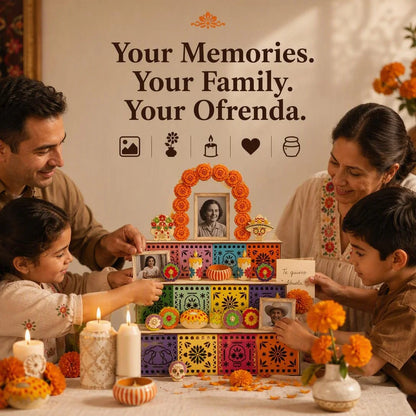 Día de los Muertos Memorial Altar Keepsake Box