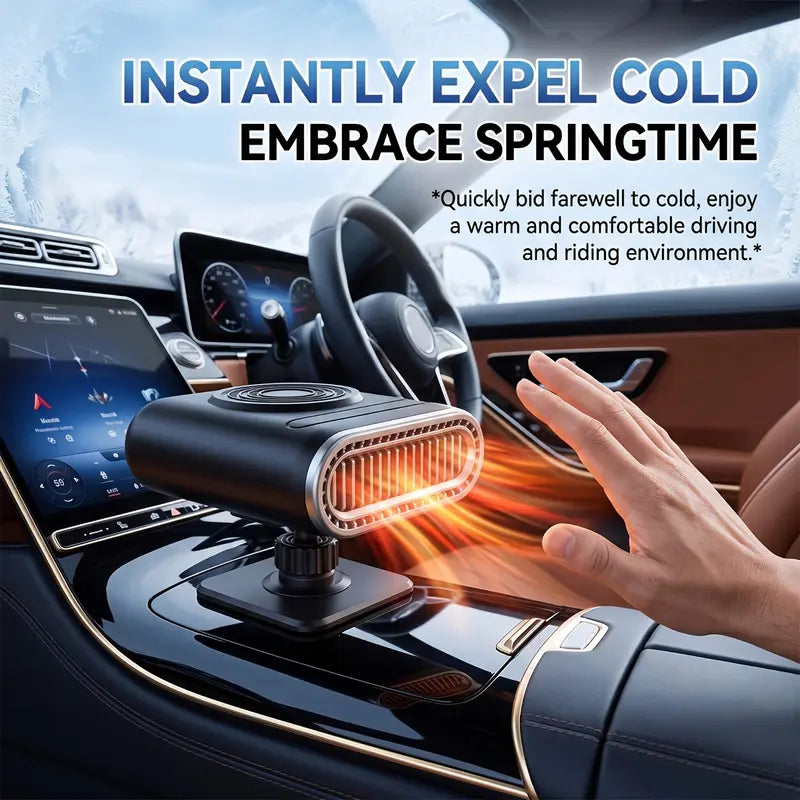 🎁12V Portable Car Heater &amp; 360° Rotatable Window Defroster