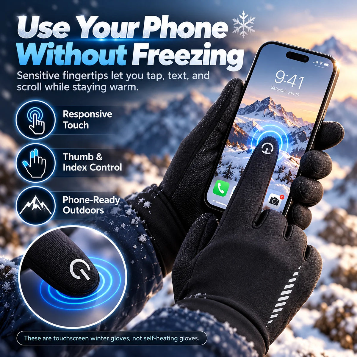 🎁Thermal Touchscreen Gloves for Men &amp; Women