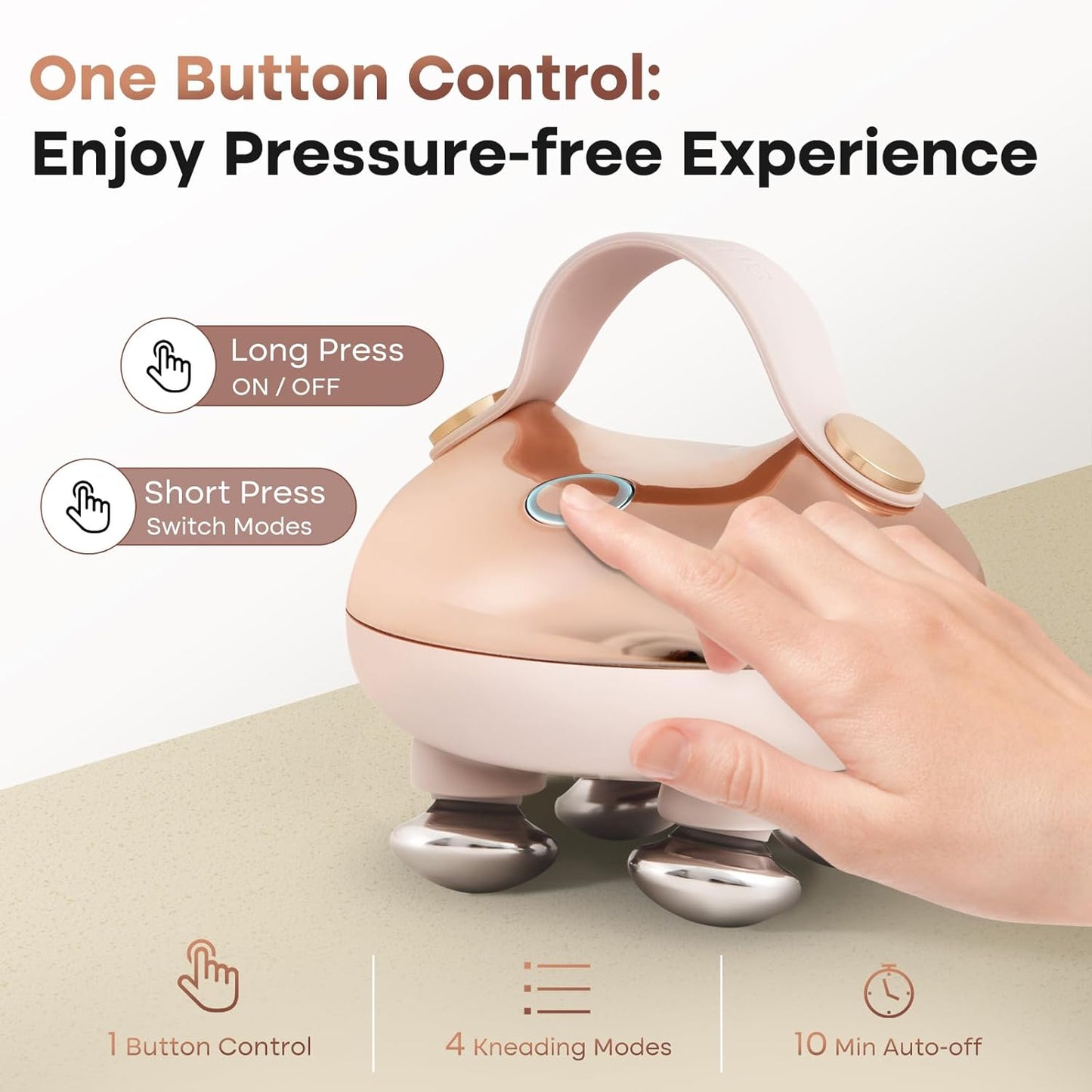 Waterproof Head & Body Massager, Perfect Gift for Men & Women