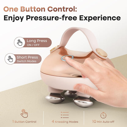 Waterproof Head & Body Massager, Perfect Gift for Men & Women
