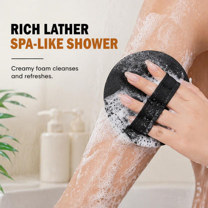2-Pack Soft Rubber Exfoliating Gloves