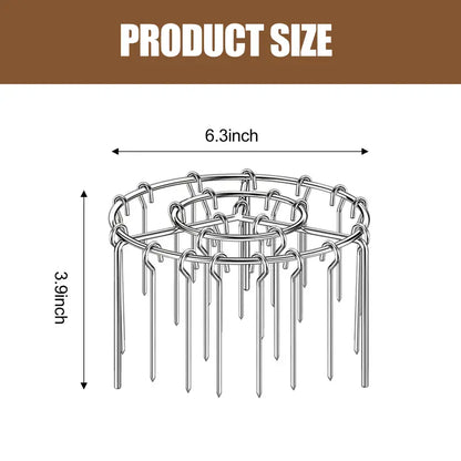 🍢Stainless Steel Air Fryer Skewer Rack