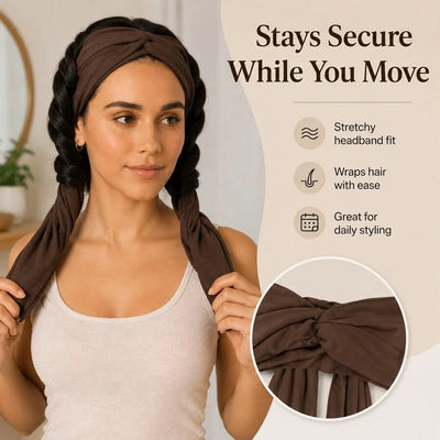 🎁Heatless Curling Headband for Soft Waves & Curls