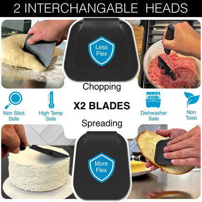 Adjustable Angle Spatula – 7 Positions Kitchen Essential Gadget