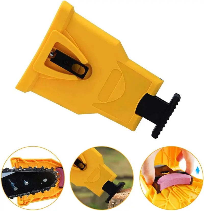 Portable Bar-Mount Chainsaw Chain Sharpener for 14"-20" Chainsaws