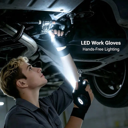 🎁LED Finger Flashlight Gloves – Hands-Free Lighting For Repairs, Fishing & Outdoor Activities