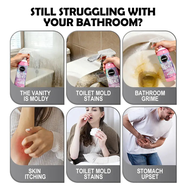 Bathroom Cleaner Powerfully Removes Limescale