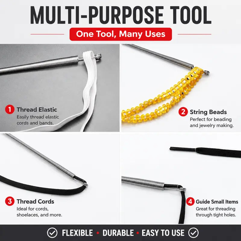 2PCS Bendable Threading Tool🧵