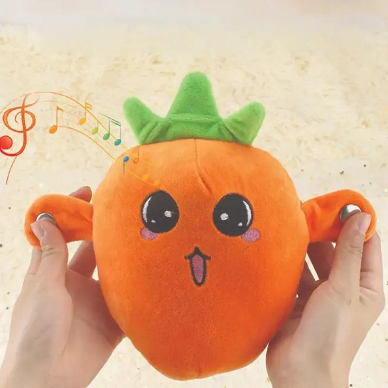 🍌 Interactive Rhythm Plush Toy Set 🎵 Banana • Strawberry • Carrot Music Plush Collection