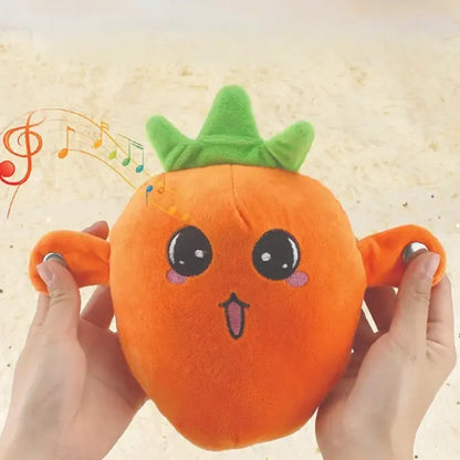 🍌 Interactive Rhythm Plush Toy Set 🎵 Banana • Strawberry • Carrot Music Plush Collection