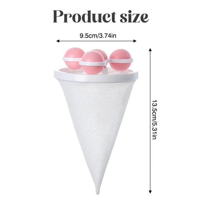 3 Counts Washing Machine Filter Bag | Reusable Floating Hair Catcher Mesh for Laundry Washer