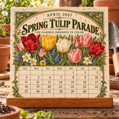 🎉🌻 2027 The Heirloom Garden Plantable Seed Calendar