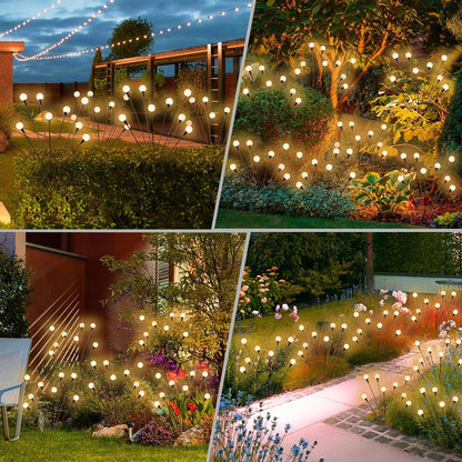 Solar Firefly Swaying Garden Lights – Waterproof Outdoor Landscape Decor