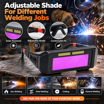 ❤️ Solar Auto-Darkening Welding Glasses