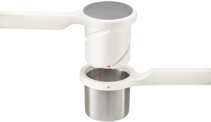 🥔 Stainless Steel Potato Ricer & Masher | Ergonomic Twist Handle
