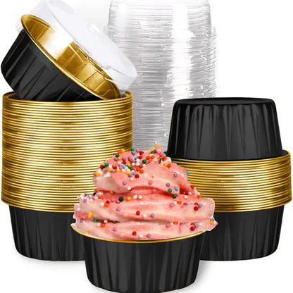 Mini Aluminum Foil Cupcake Baking Cups