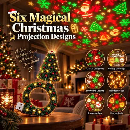 Christmas Ceiling Projection Light – 6 Magical Holiday Designs In One Lamp