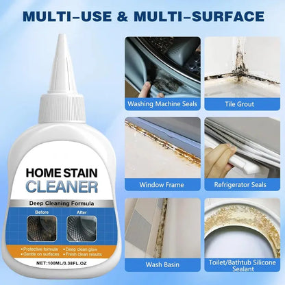 🧼 Miracle Mold Remover Gel + Scrub Brush | Powerful Mold & Mildew Cleaner for Bathroom, Tile & Washer Seals