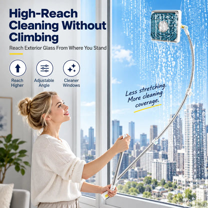 🎁High-Reach Window Cleaning Tool for High-Rise & Hard-to-Reach Windows