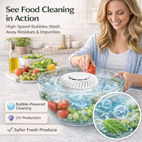 🥬 Fruit & Vegetable Washer – Removes Pesticides & Bacteria. No Chemicals Needed