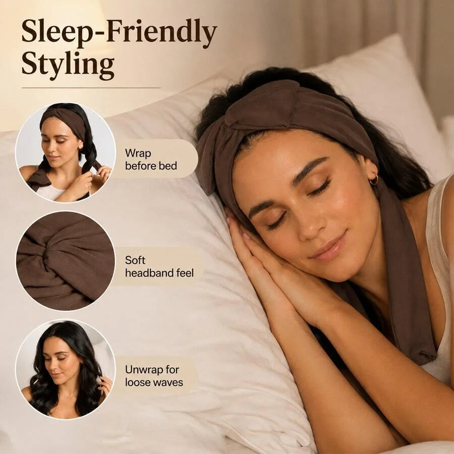 🎁Heatless Curling Headband for Soft Waves & Curls