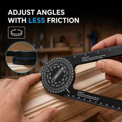 7.28-Inch Aluminum Miter Saw Protractor for Precise Cuts
