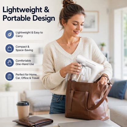 Portable Nano Mist Sprayer – Rechargeable Fine Mist Spray Gun with 380ml Large Capacity & USB-C Charging