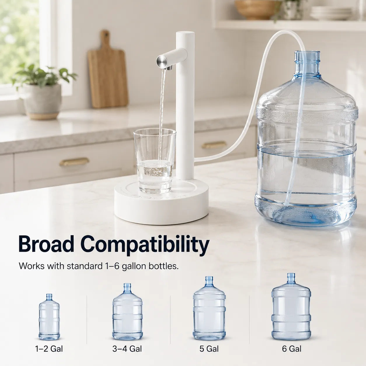 Portable Electric Water Dispenser With 7-Level Control