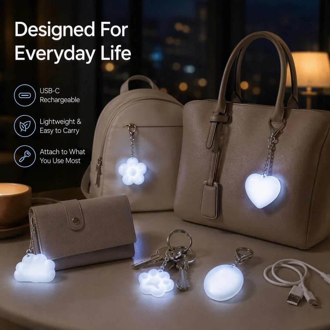 LED Keychain Light for Bags & Keys