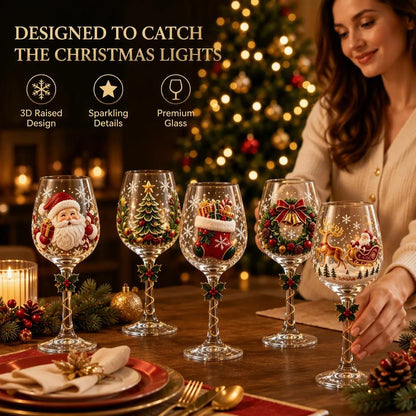 3D Christmas Glass Collection Gift Set