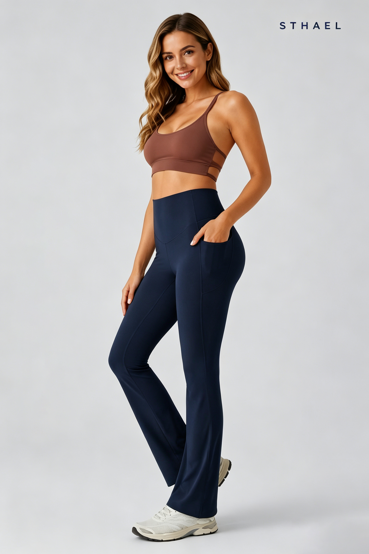 Women’s UltraSculpt Tummy-Control Flare Leggings