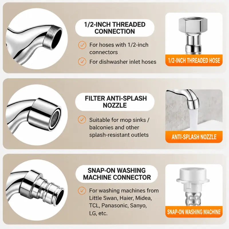 🎁Brass Lockable Outdoor Faucet With Anti-Theft Key