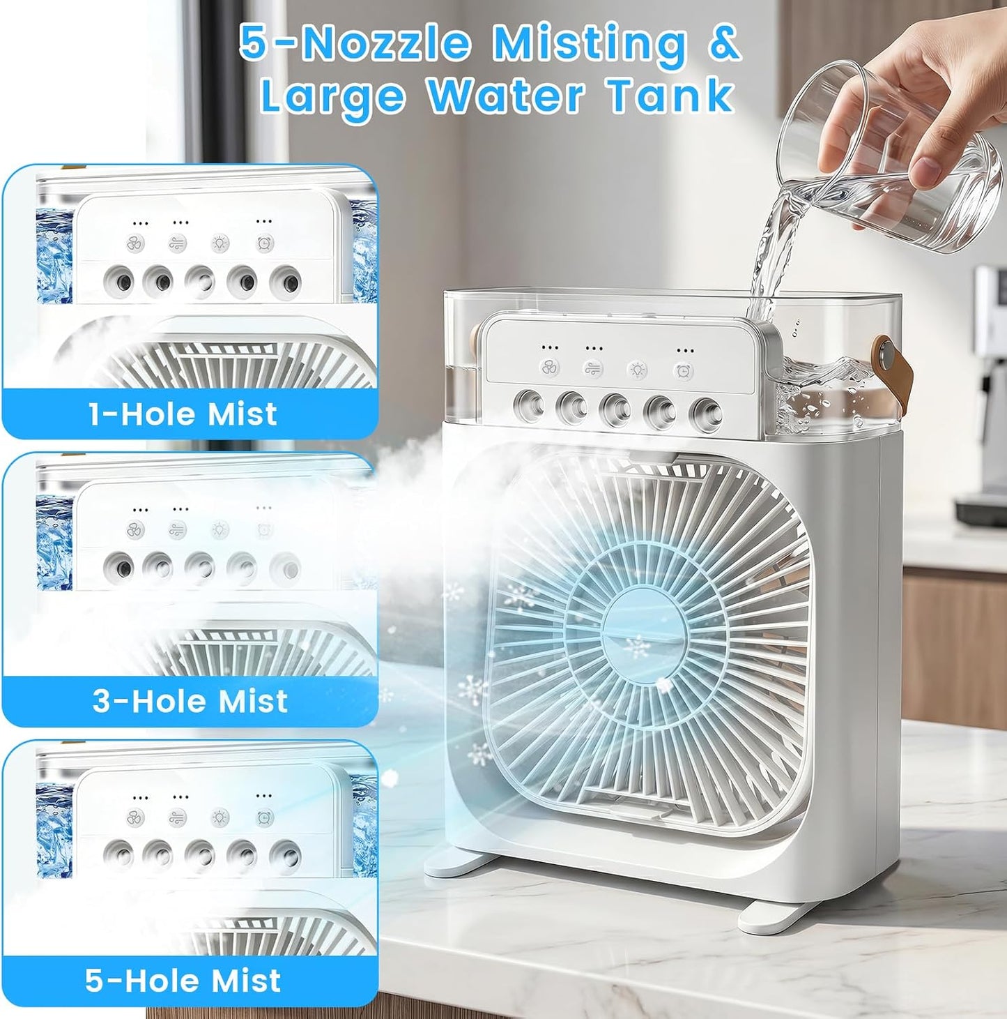 Mini 3-in-1 Evaporative Air Cooler