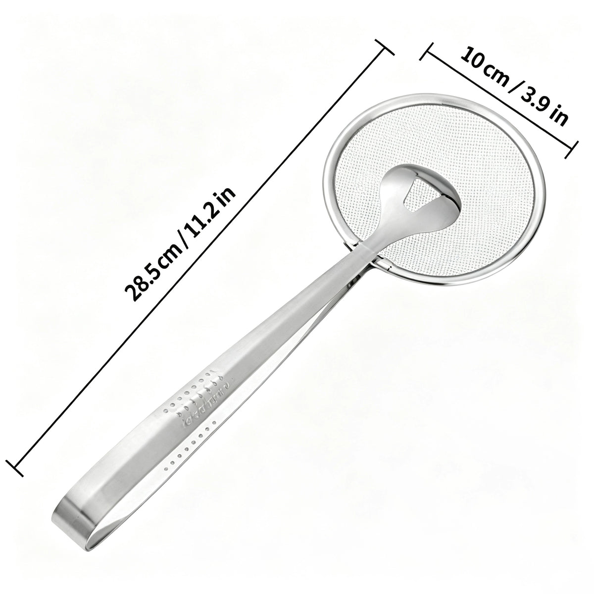 Stainless Steel Oil Filter Spoon & Food Clip