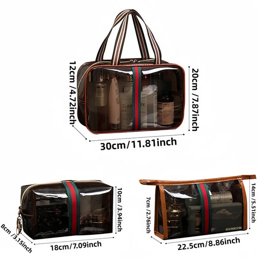 Retro Vintage Large Capacity Vanity Bag