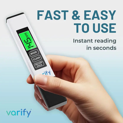 VARIFY 4-in-1 TDS Meter Digital Water Tester – Accurate Water Quality Checker for Drinking Water 💧