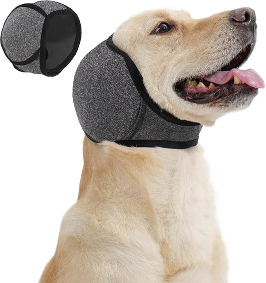 Dog Calming Hoodie Ear Wraps-Waterproof Dogs Swim Cap