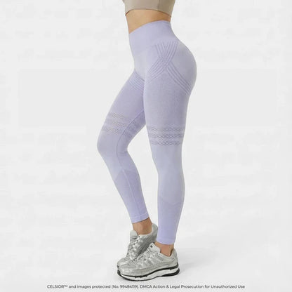 High-Waist Hüft-Lifting Yoga Leggings – Schnelltrocknende Stretch-Fitnesshose