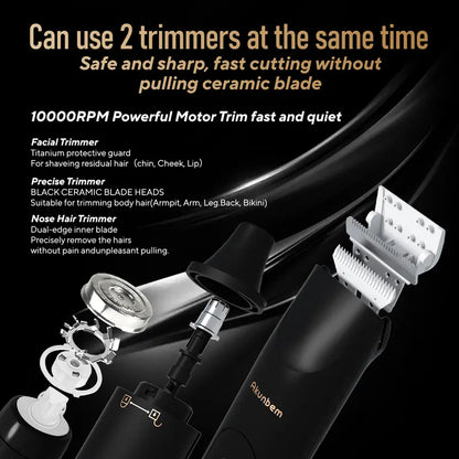 Multifunctional Shaver  IPX7 Waterproof