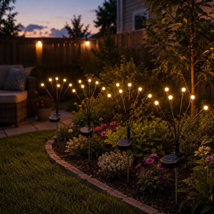 Solar Firefly Swaying Garden Lights – Waterproof Outdoor Landscape Decor