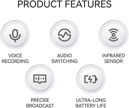 Voice Reminder Motion Sensor Key Hook For Home