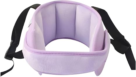 Soft Plush Adjustable Car Seat Head Support Strap
