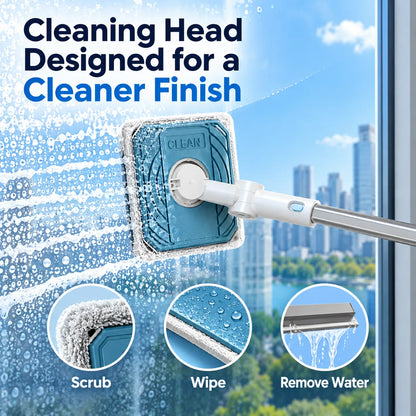 🎁High-Reach Window Cleaning Tool for High-Rise & Hard-to-Reach Windows