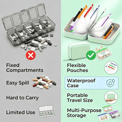 💊 A8 Waterproof Pill Pouch Set