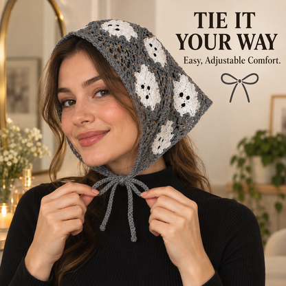 Women’s Halloween Crochet Triangle Headscarf