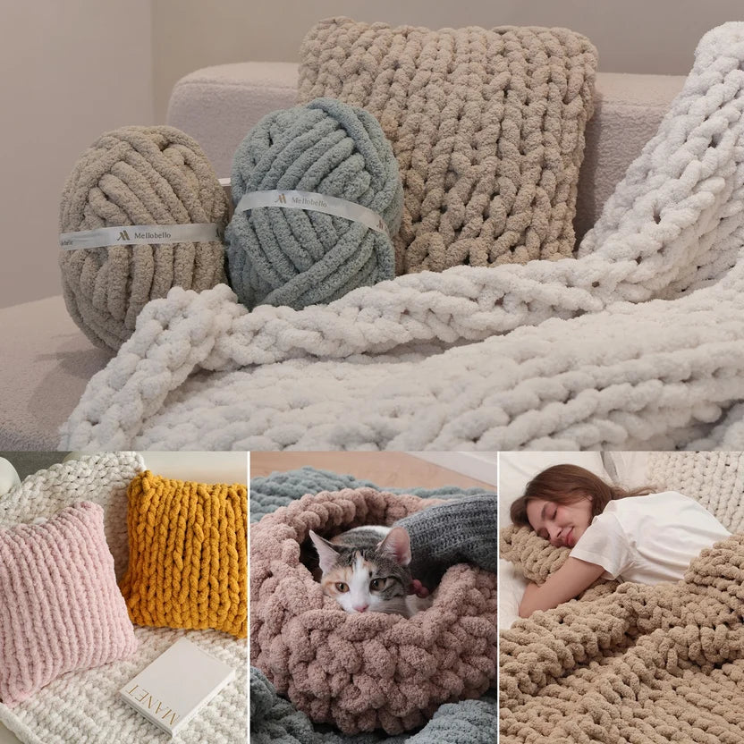 ❤️Portable Wooden Loom for Chunky Yarn