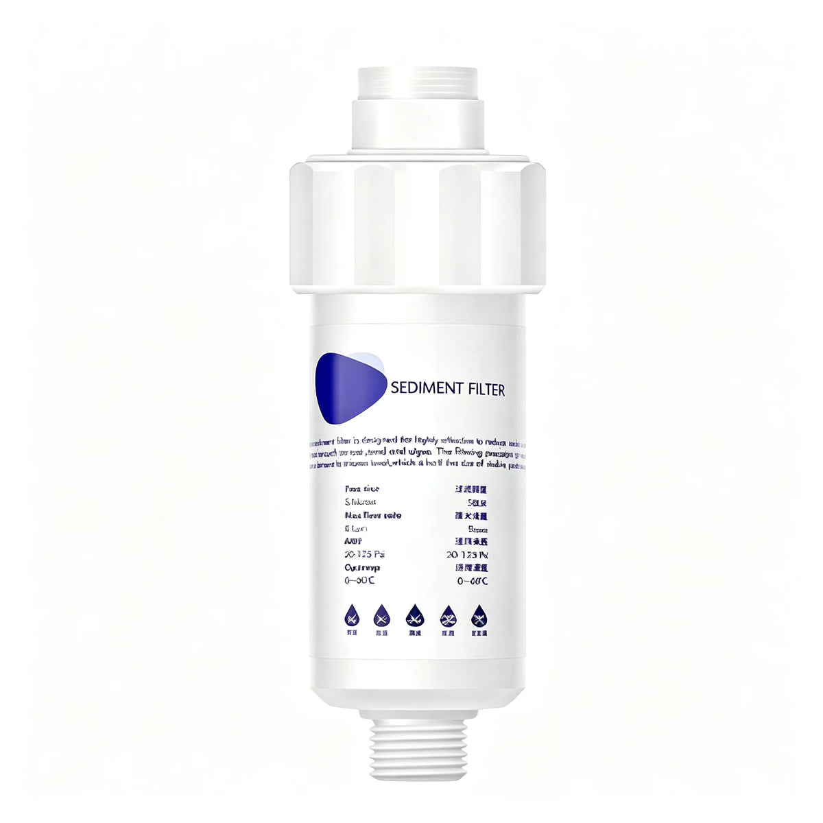 🎁Universal Household Water Filter With Chlorine Reduction & Replaceable Ceramic Cartridge