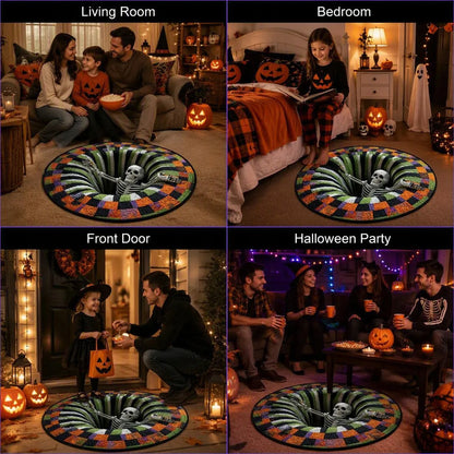 3D Halloween Illusion Rug For Spooky Spaces