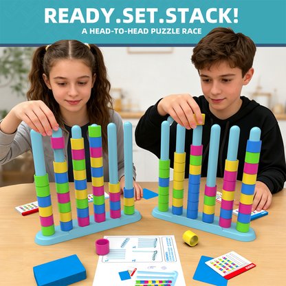 🎁Color Matching Stacking Game🧠 — Educational Party Game Toy